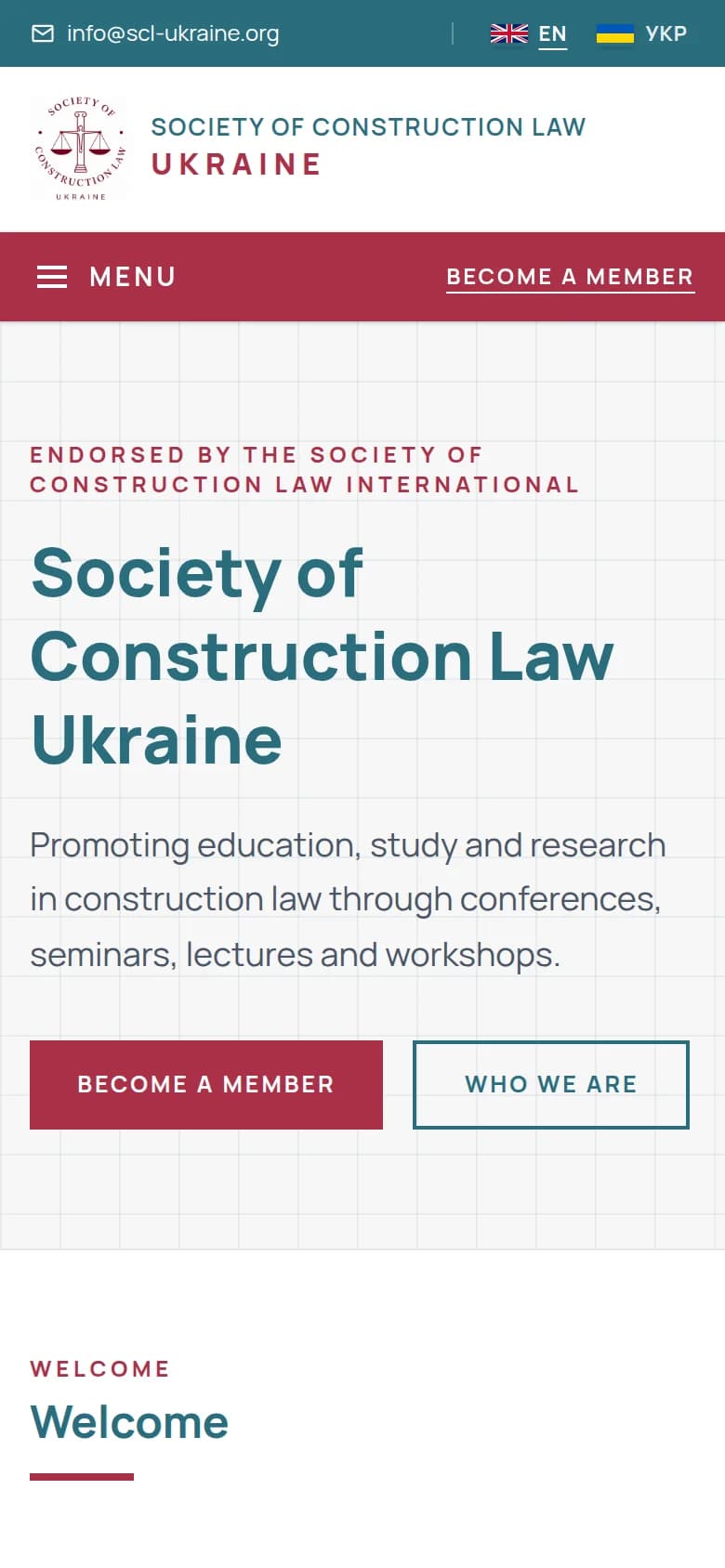 SCL Ukraine mobil görünüm